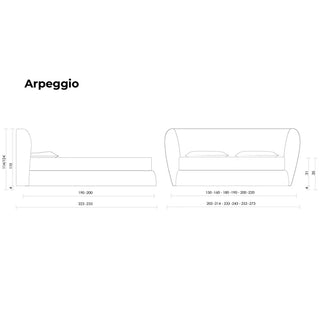 ARPEGGIO My Design Bed | Dorelan®