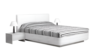 Bed with rounded edges BIANCA / BIANCA | ERGODESIGN