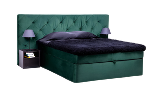 High upholstered bed DUBLIN | ERGODESIGN