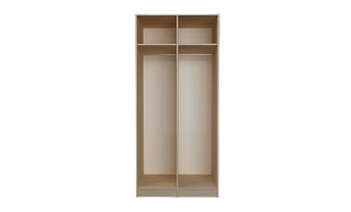 Wardrobes with TWO doors | option 1.2 | Ergonomics