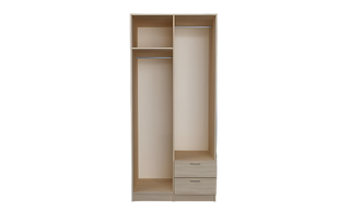 Wardrobes with two doors | option 1.3 | Ergonomics