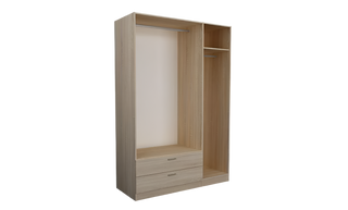 Wardrobes with THREE doors | option 4.1 | Ergonomics