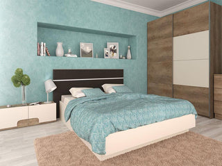 Bed with upholstered headboard CAPRICE | MOB Furniture