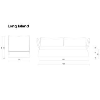 Разтегателен диван LONG ISLAND | Dorelan®