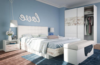 Bed with upholstered headboard LIMITID | MOB Furniture