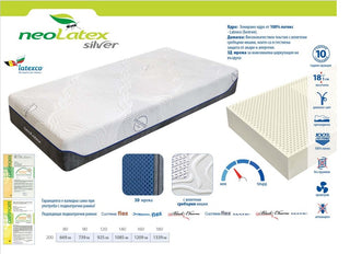 Double-sided mattress NeoLatex Silver | RosMari