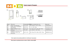 Портманто Пандора | Мебели Моб