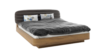 Bed with rounded edges S01 | ERGODESIGN