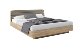 Bed with rounded edges S02 | ERGODESIGN