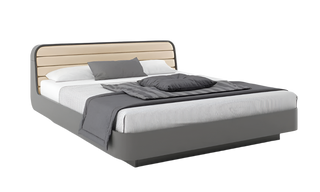 Bed with rounded edges S02 | ERGODESIGN