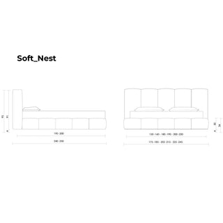 SOFT NEST My Design Bed | Dorelan®