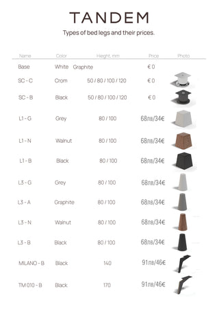 Тапицирано легло Milano Pat | Tandem